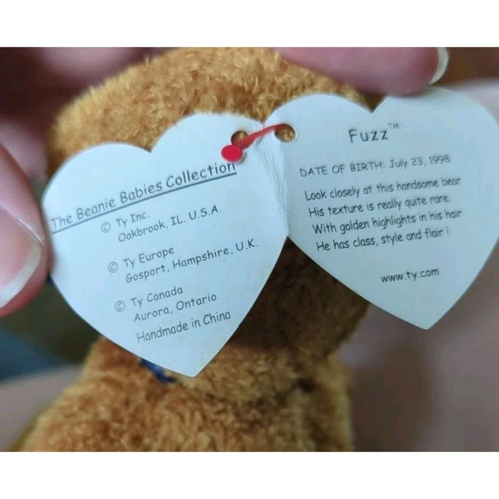 Ty Beanie Bear - Fuzz